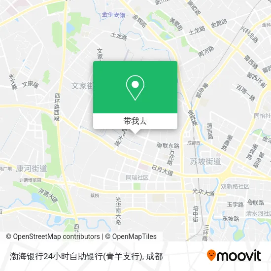 渤海银行24小时自助银行(青羊支行)地图