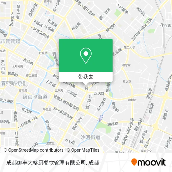 成都御丰大榕厨餐饮管理有限公司地图