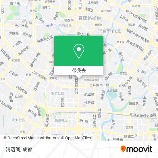 清迈阁地图