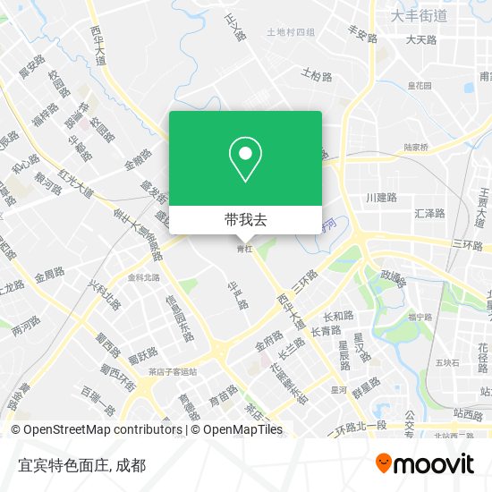 宜宾特色面庄地图