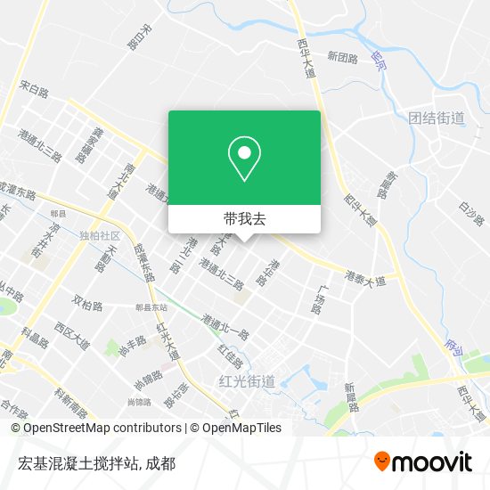 宏基混凝土搅拌站地图