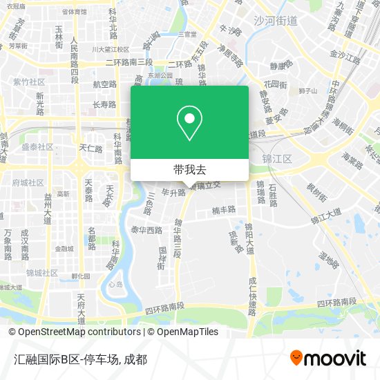 汇融国际B区-停车场地图