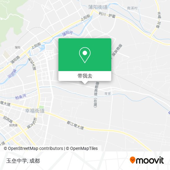 玉垒中学地图