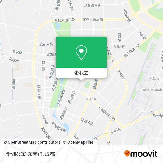 棠湖公寓-东南门地图