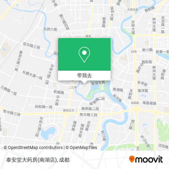 泰安堂大药房(南湖店)地图