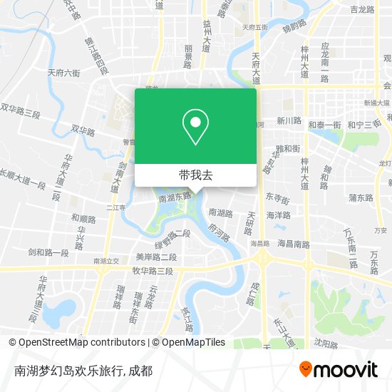南湖梦幻岛欢乐旅行地图