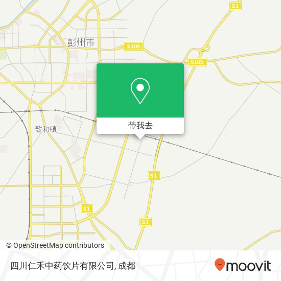 四川仁禾中药饮片有限公司地图
