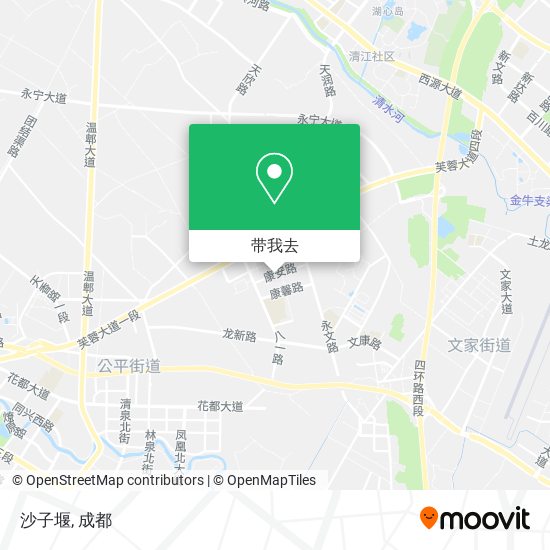 沙子堰地图
