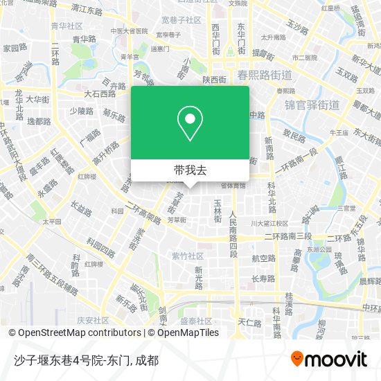 沙子堰东巷4号院-东门地图