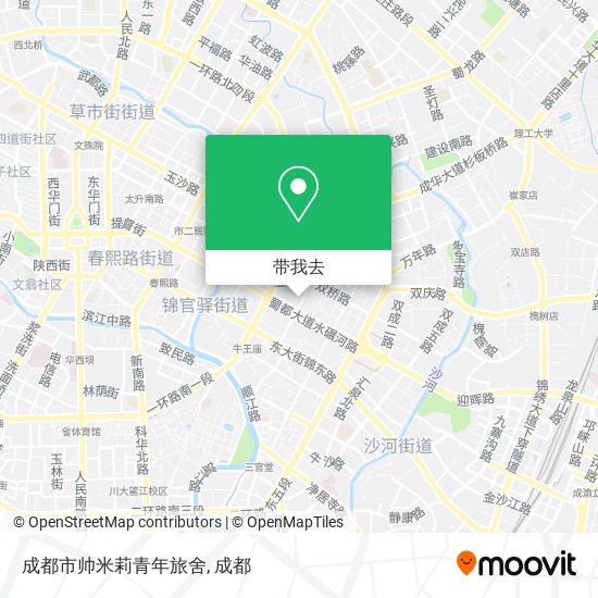 成都市帅米莉青年旅舍地图