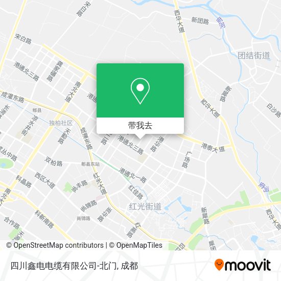 四川鑫电电缆有限公司-北门地图