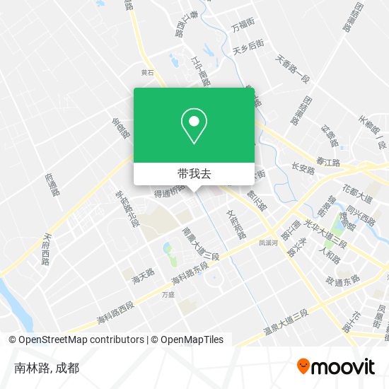 南林路地图