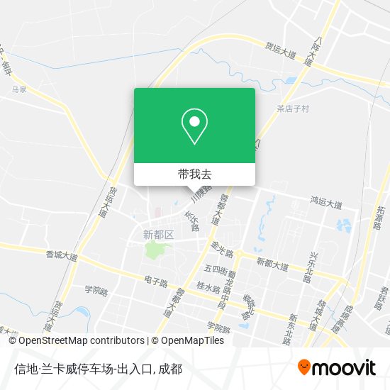 信地·兰卡威停车场-出入口地图