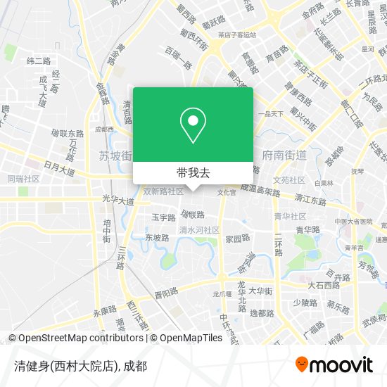 清健身(西村大院店)地图