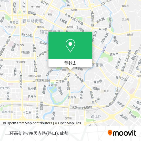 二环高架路/净居寺路(路口)地图