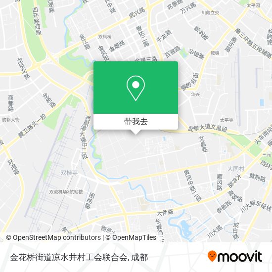 金花桥街道凉水井村工会联合会地图