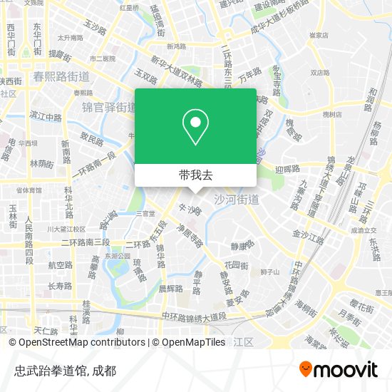 忠武跆拳道馆地图