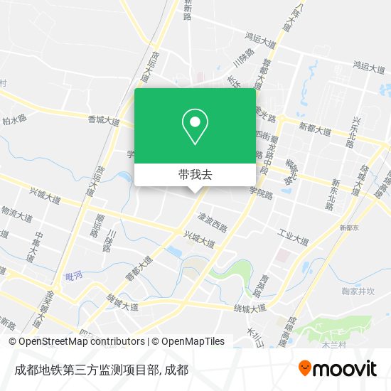 成都地铁第三方监测项目部地图