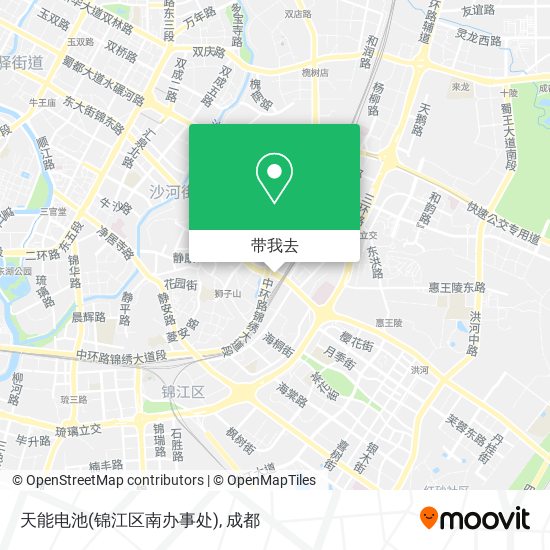 天能电池(锦江区南办事处)地图