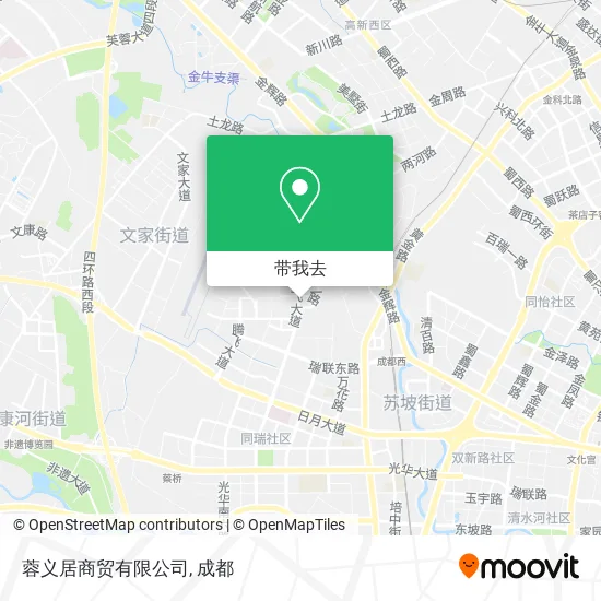 蓉义居商贸有限公司地图