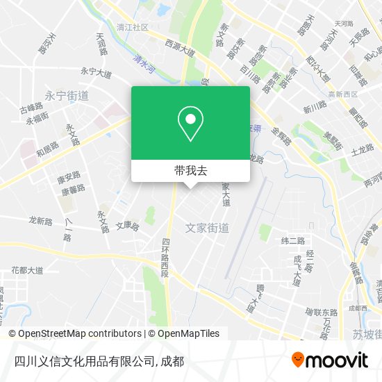 四川义信文化用品有限公司地图