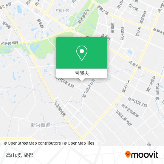 高山坡地图
