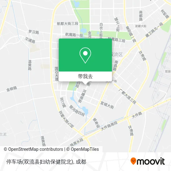 停车场(双流县妇幼保健院北)地图
