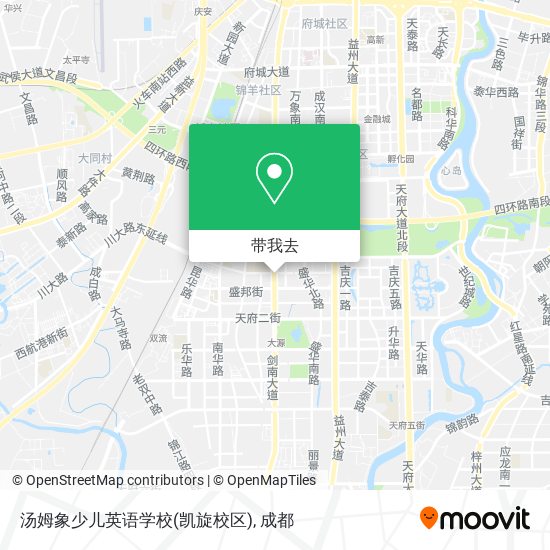 汤姆象少儿英语学校(凯旋校区)地图