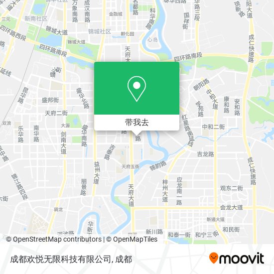 成都欢悦无限科技有限公司地图