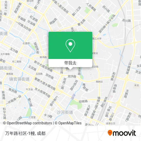 万年路社区-1幢地图