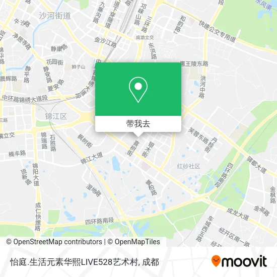 怡庭.生活元素华熙LIVE528艺术村地图