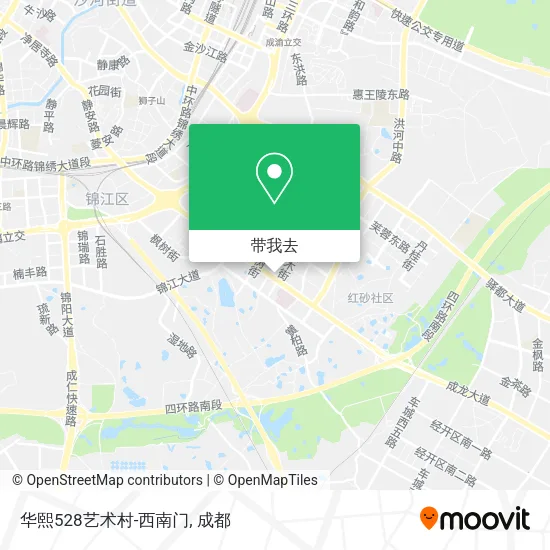 华熙528艺术村-西南门地图