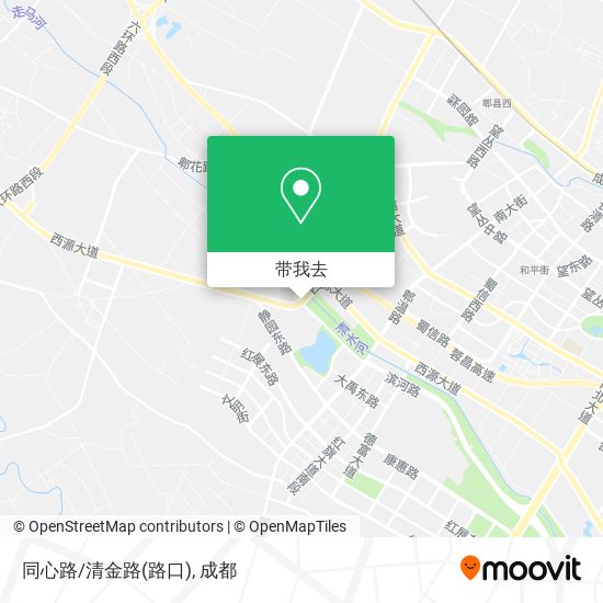 同心路/清金路(路口)地图