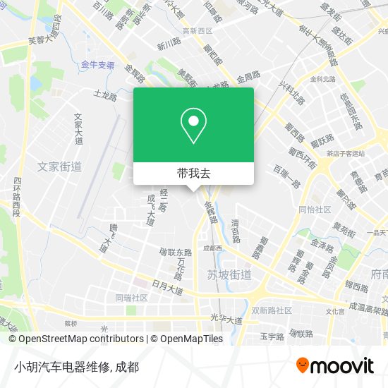 小胡汽车电器维修地图