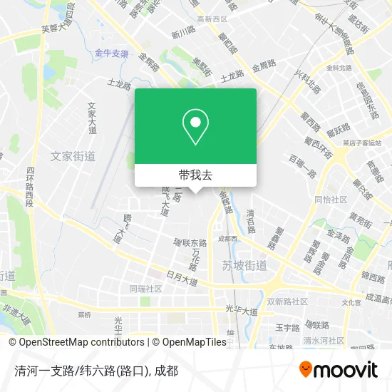 清河一支路/纬六路(路口)地图