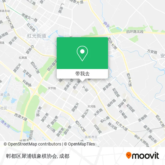 郫都区犀浦镇象棋协会地图