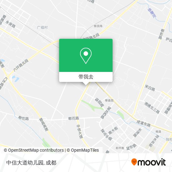 中信大道幼儿园地图