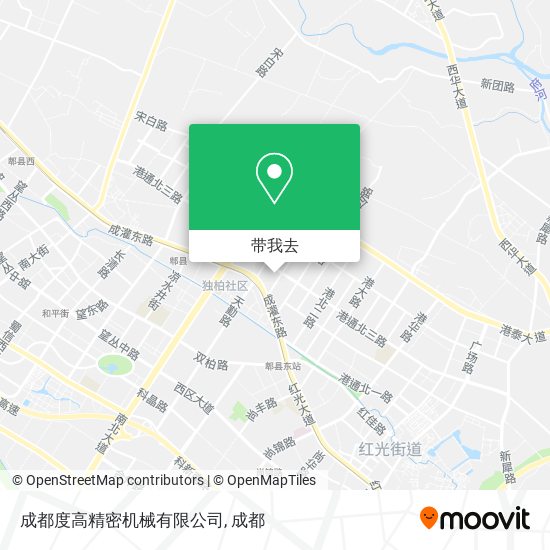 成都度高精密机械有限公司地图