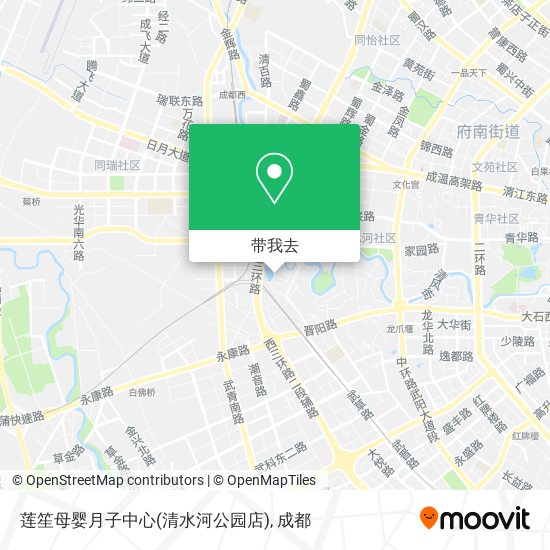 莲笙母婴月子中心(清水河公园店)地图