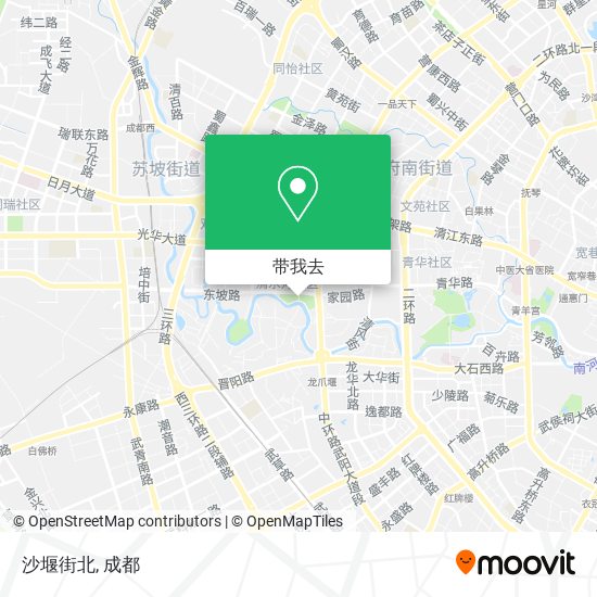 沙堰街北地图