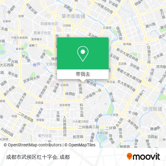 成都市武侯区红十字会地图