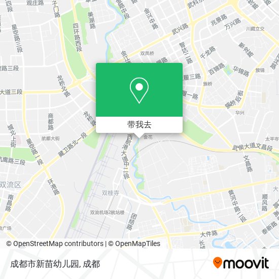 成都市新苗幼儿园地图