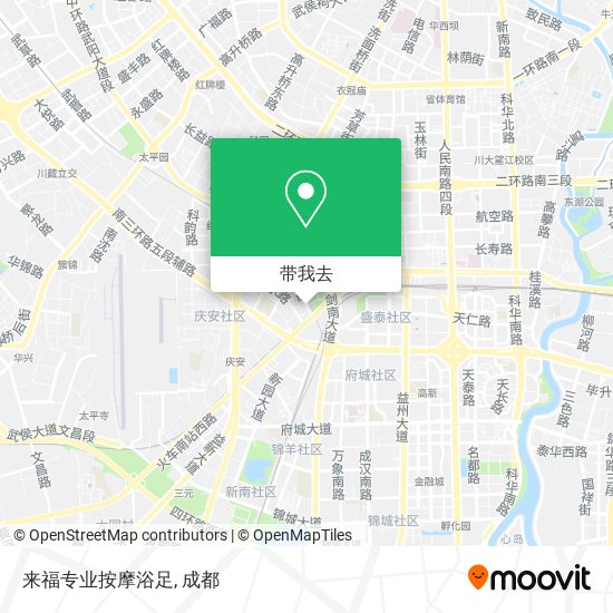 来福专业按摩浴足地图