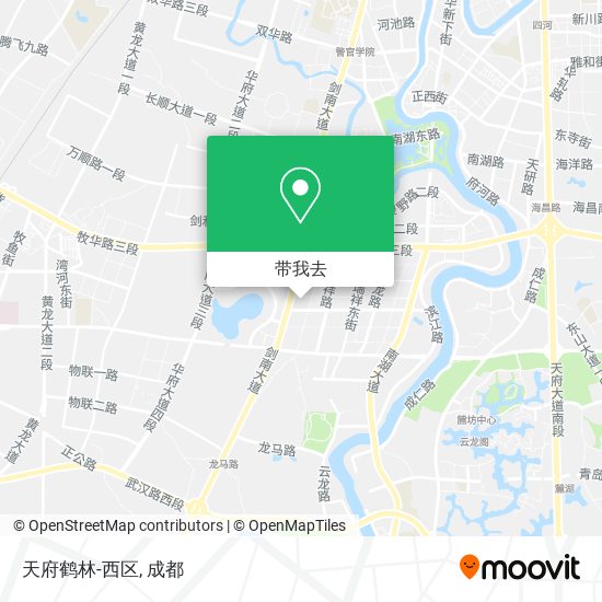 天府鹤林-西区地图