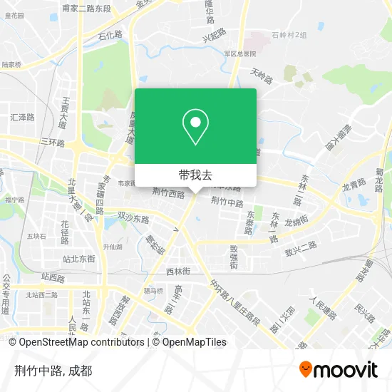 荆竹中路地图