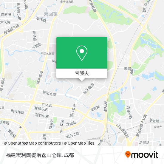 福建宏利陶瓷磨盘山仓库地图