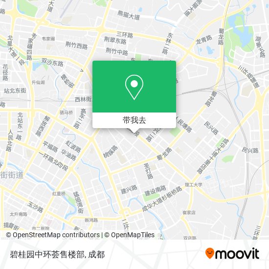 碧桂园中环荟售楼部地图