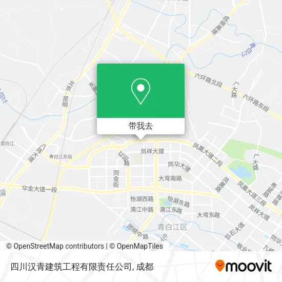 四川汉青建筑工程有限责任公司地图