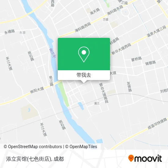 添立宾馆(七色街店)地图