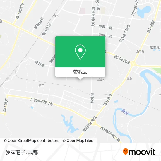 罗家巷子地图